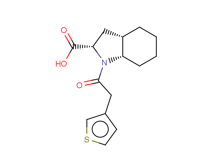 (2S,3aS,7aS)-1-[2-(thiophen-3-yl)acetyl]-octahydro-1H-indole-2-carboxylic acid