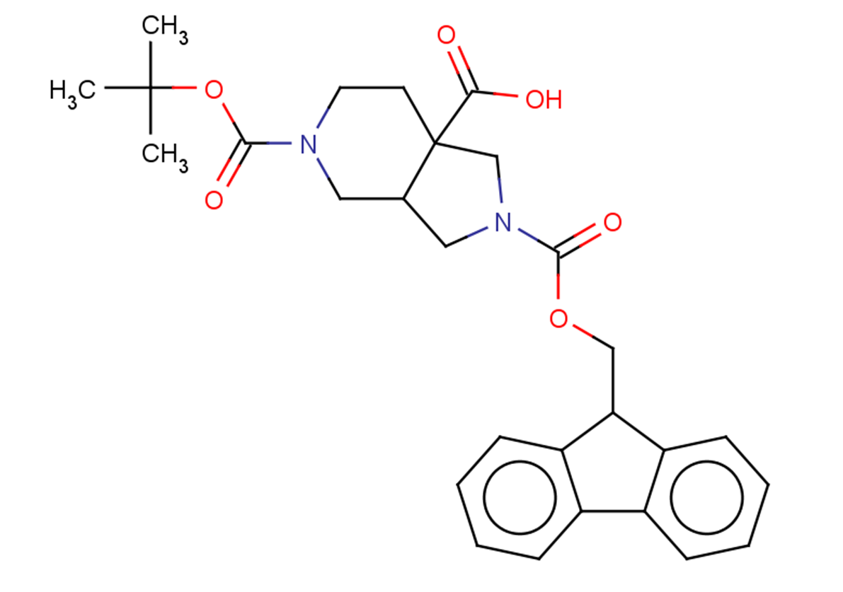 5-[(tert-butoxy)carbonyl]-2-{[(9H-fluoren-9-yl)methoxy]carbonyl}-octahydro-1H-pyrrolo[3,4-c]pyridine-7a-carboxylic acid