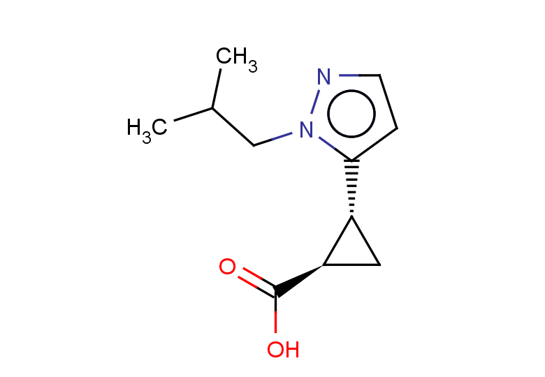 rac-(1R,2R)-2-[1-(2-methylpropyl)-1H-pyrazol-5-yl]cyclopropane-1-carboxylic acid, trans