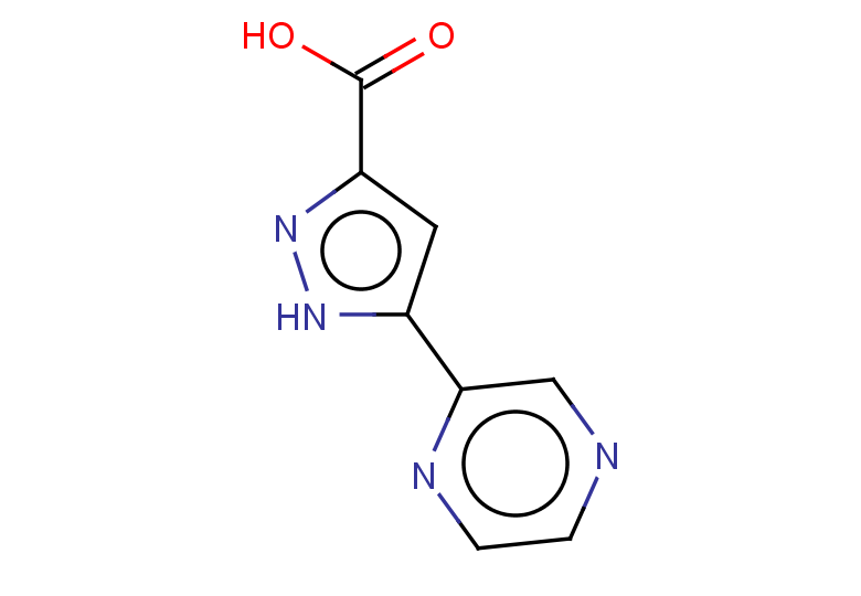 5-(pyrazin-2-yl)-1H-pyrazole-3-carboxylic acid