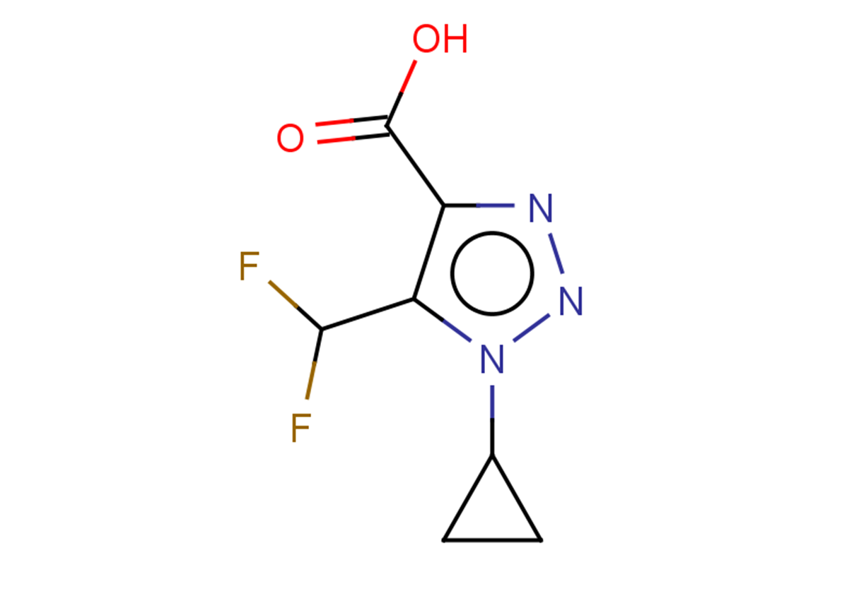 1-cyclopropyl-5-(difluoromethyl)-1H-1,2,3-triazole-4-carboxylic acid
