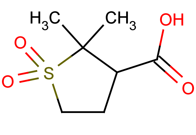 2,2-dimethyl-1,1-dioxo-1lambda6-thiolane-3-carboxylic acid