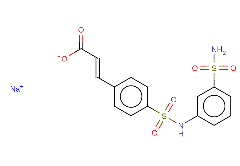 sodium (2E)-3-{4-[(3-sulfamoylphenyl)sulfamoyl]phenyl}prop-2-enoate