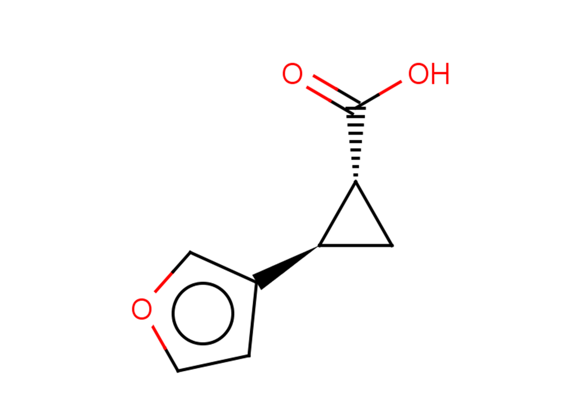 rac-(1R,2R)-2-(furan-3-yl)cyclopropane-1-carboxylic acid