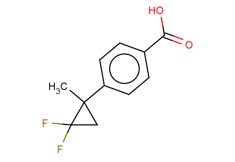 4-(2,2-difluoro-1-methylcyclopropyl)benzoic acid