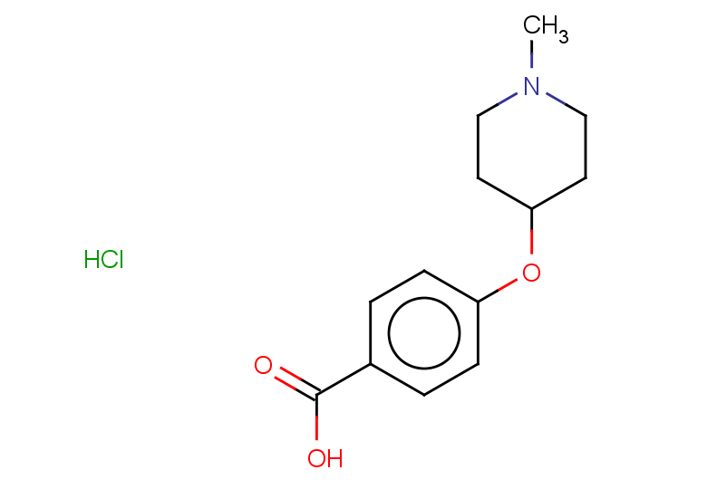4-[(1-methylpiperidin-4-yl)oxy]benzoic acid hydrochloride