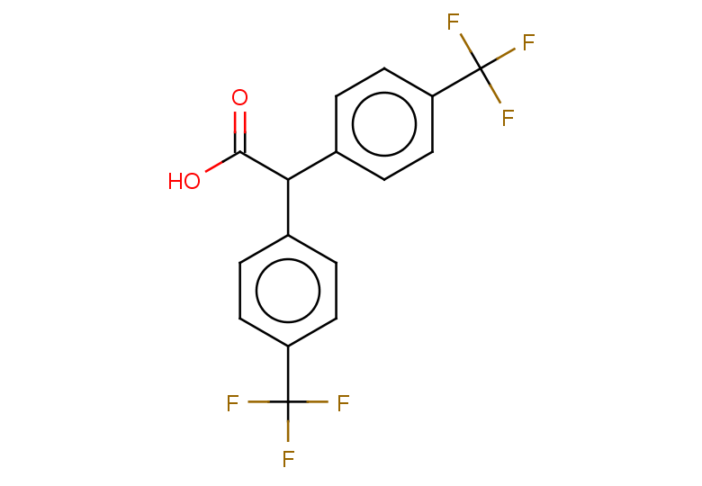 2,2-bis[4-(trifluoromethyl)phenyl]acetic acid