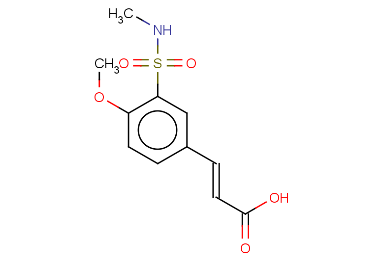 (2E)-3-[4-methoxy-3-(methylsulfamoyl)phenyl]prop-2-enoic acid