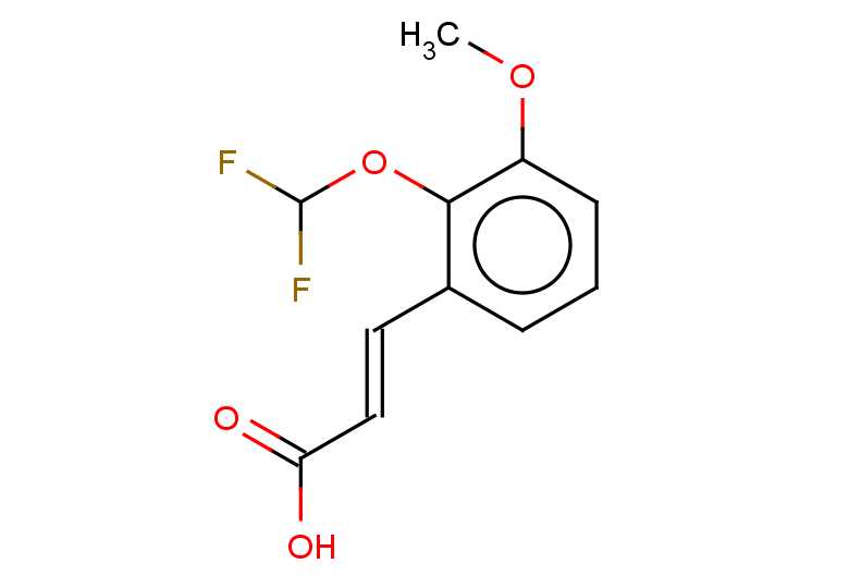 (2E)-3-[2-(difluoromethoxy)-3-methoxyphenyl]prop-2-enoic acid