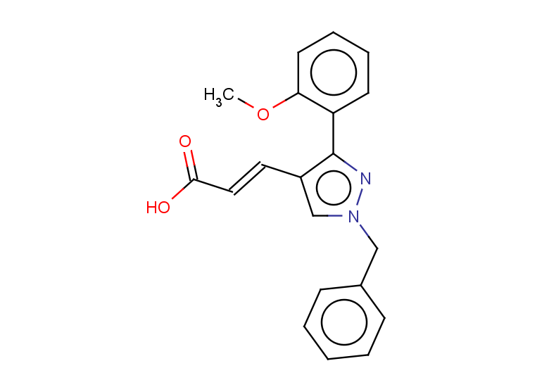(2E)-3-[1-benzyl-3-(2-methoxyphenyl)-1H-pyrazol-4-yl]prop-2-enoic acid