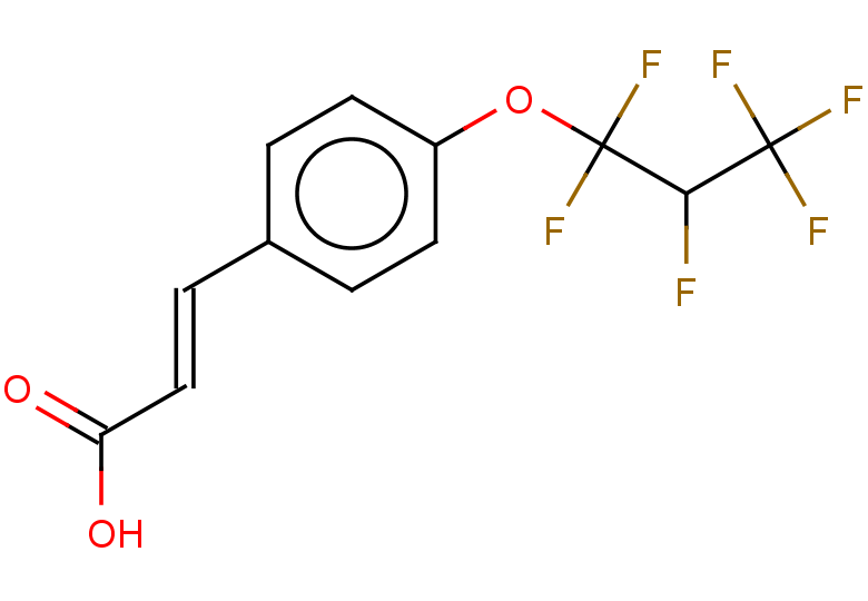 (2E)-3-[4-(1,1,2,3,3,3-hexafluoropropoxy)phenyl]prop-2-enoic acid