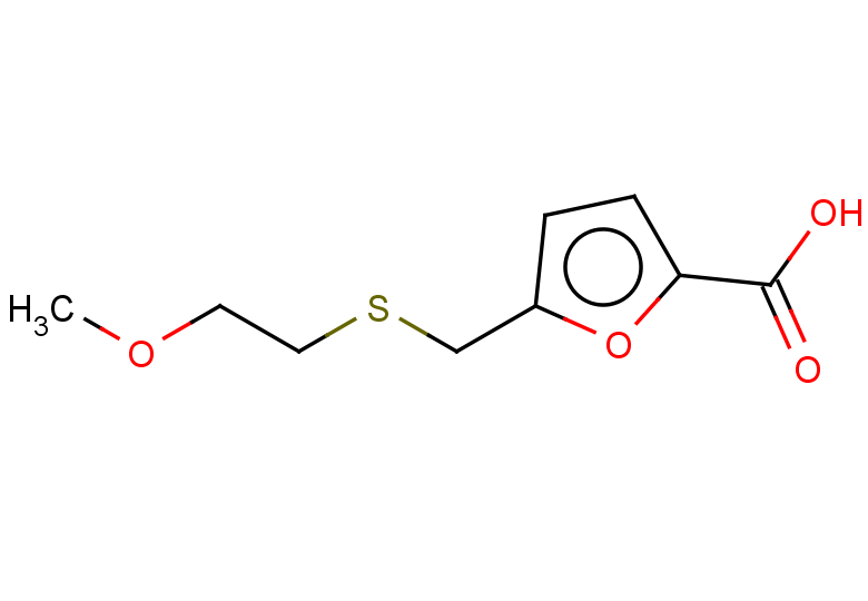 5-{[(2-methoxyethyl)sulfanyl]methyl}furan-2-carboxylic acid