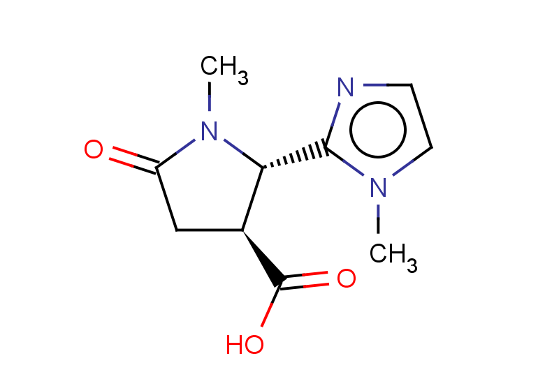 rac-(2R,3R)-1-methyl-2-(1-methyl-1H-imidazol-2-yl)-5-oxopyrrolidine-3-carboxylic acid, trans
