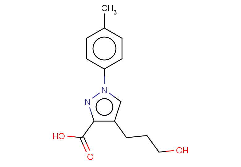 4-(3-hydroxypropyl)-1-(4-methylphenyl)-1H-pyrazole-3-carboxylic acid