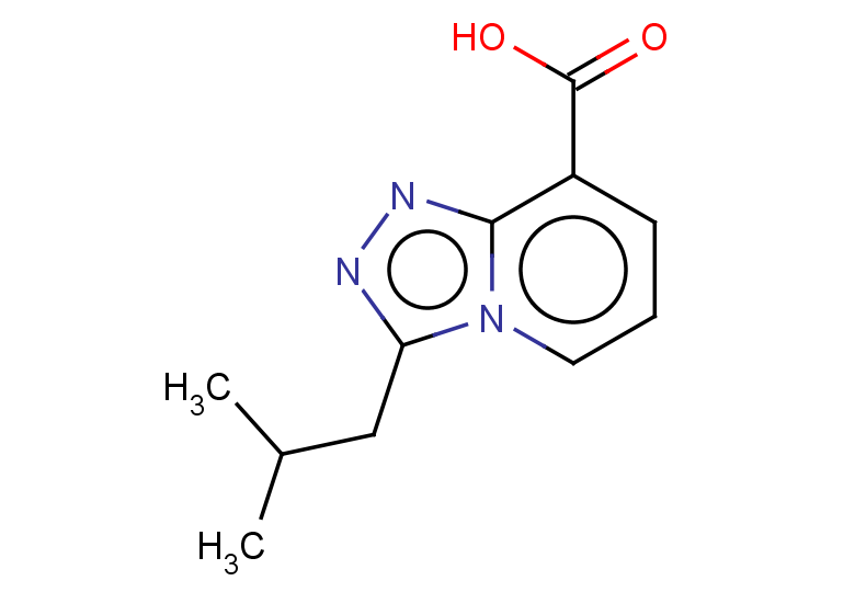 3-(2-methylpropyl)-[1,2,4]triazolo[4,3-a]pyridine-8-carboxylic acid