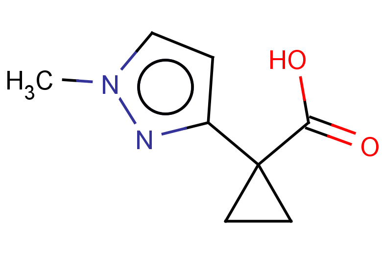 1-(1-methyl-1H-pyrazol-3-yl)cyclopropane-1-carboxylic acid