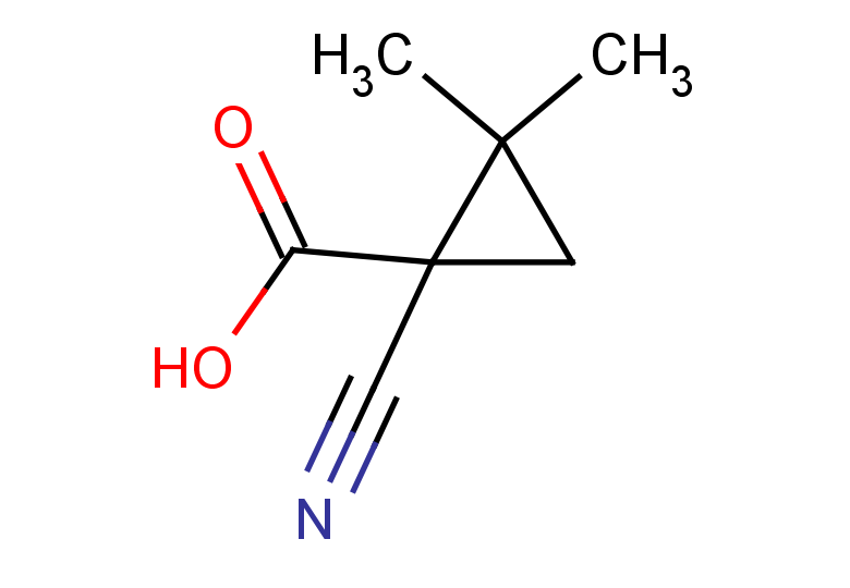 1-cyano-2,2-dimethylcyclopropane-1-carboxylic acid