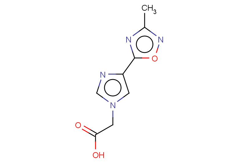 2-[4-(3-methyl-1,2,4-oxadiazol-5-yl)-1H-imidazol-1-yl]acetic acid