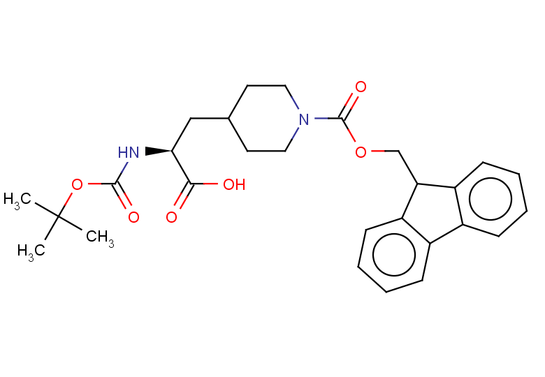 (2S)-2-{[(tert-butoxy)carbonyl]amino}-3-(1-{[(9H-fluoren-9-yl)methoxy]carbonyl}piperidin-4-yl)propanoic acid