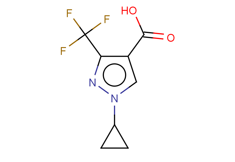 1-cyclopropyl-3-(trifluoromethyl)-1H-pyrazole-4-carboxylic acid