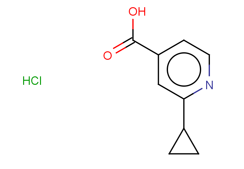 2-cyclopropylpyridine-4-carboxylic acid hydrochloride