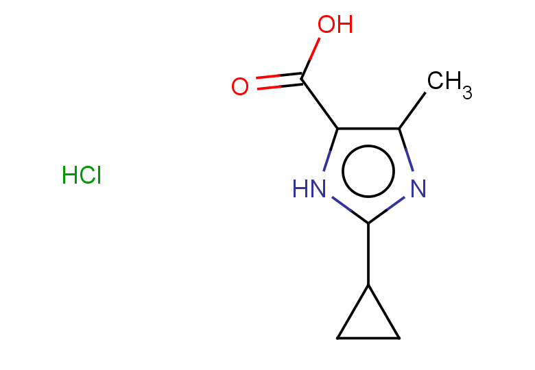 2-cyclopropyl-4-methyl-1H-imidazole-5-carboxylic acid hydrochloride