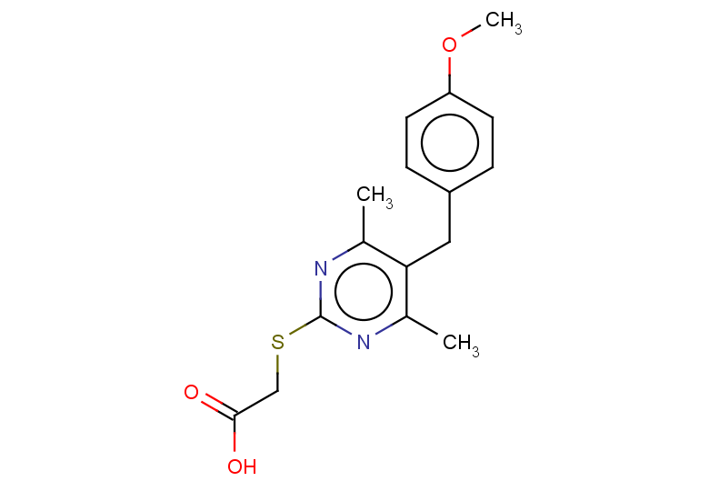 2-({5-[(4-methoxyphenyl)methyl]-4,6-dimethylpyrimidin-2-yl}sulfanyl)acetic acid