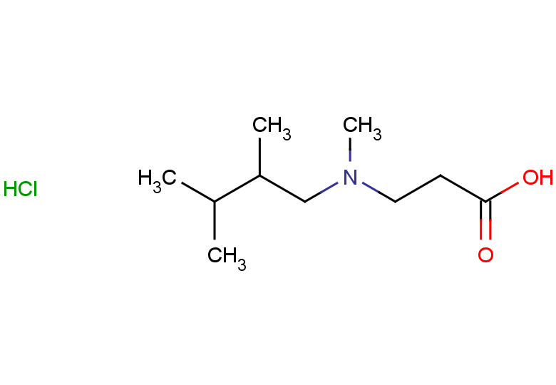 3-[(2,3-dimethylbutyl)(methyl)amino]propanoic acid hydrochloride