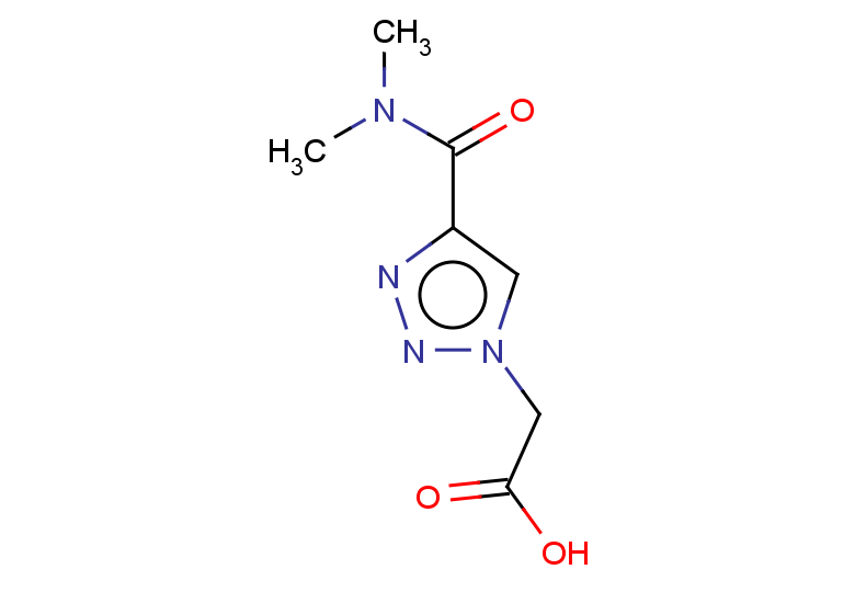 2-[4-(dimethylcarbamoyl)-1H-1,2,3-triazol-1-yl]acetic acid