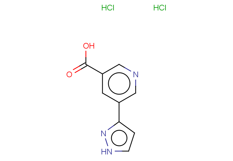 5-(1H-pyrazol-3-yl)pyridine-3-carboxylic acid dihydrochloride