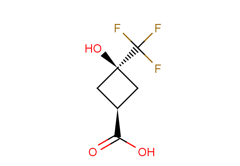 rac-(1s,3s)-3-hydroxy-3-(trifluoromethyl)cyclobutane-1-carboxylic acid, cis