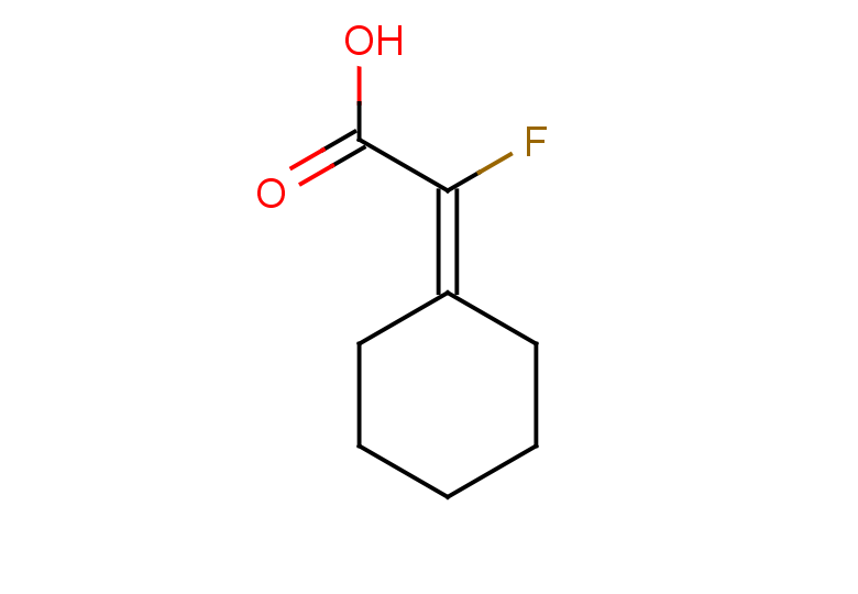 2-cyclohexylidene-2-fluoroacetic acid