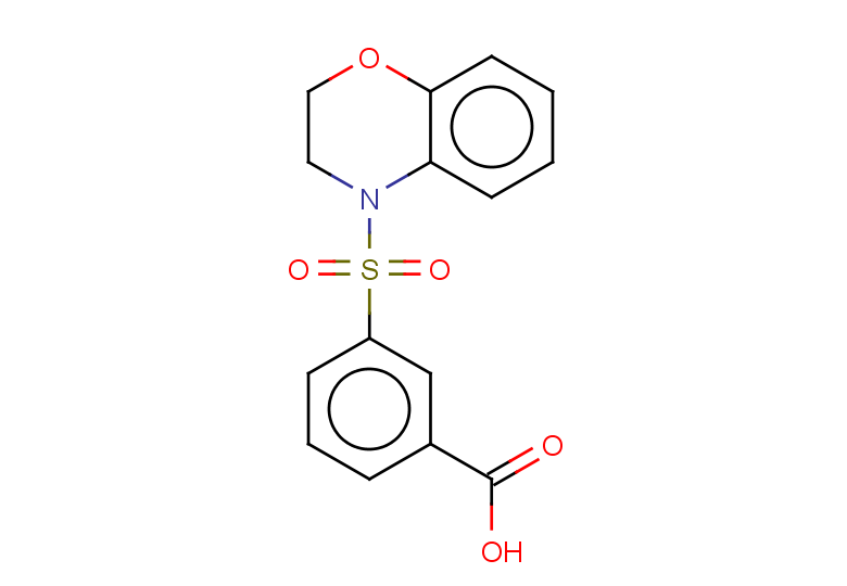 3-(3,4-dihydro-2H-1,4-benzoxazine-4-sulfonyl)benzoic acid