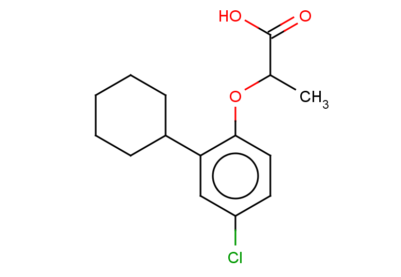 2-(4-CHLORO-2-CYCLOHEXYLPHENOXY)PROPANOIC ACID