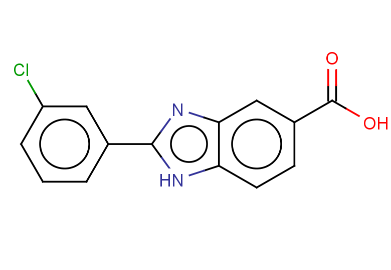2-(3-CHLOROPHENYL)-1H-BENZIMIDAZOLE-5-CARBOXYLIC ACID