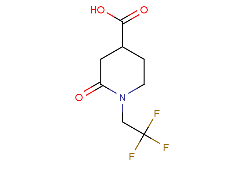 2-oxo-1-(2,2,2-trifluoroethyl)piperidine-4-carboxylic acid