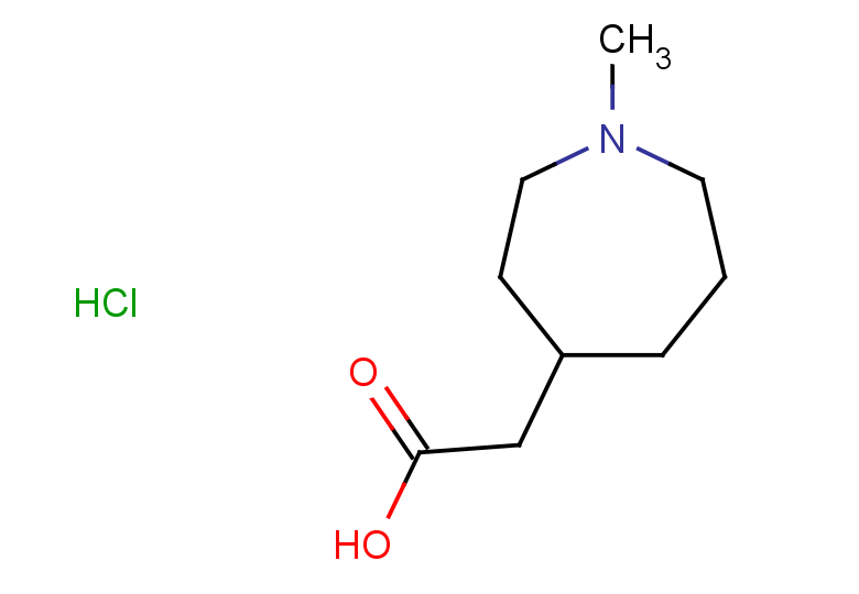 2-(1-methylazepan-4-yl)acetic acid hydrochloride