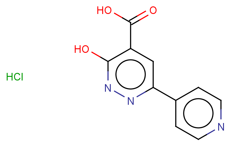 3-hydroxy-6-(pyridin-4-yl)pyridazine-4-carboxylic acid hydrochloride