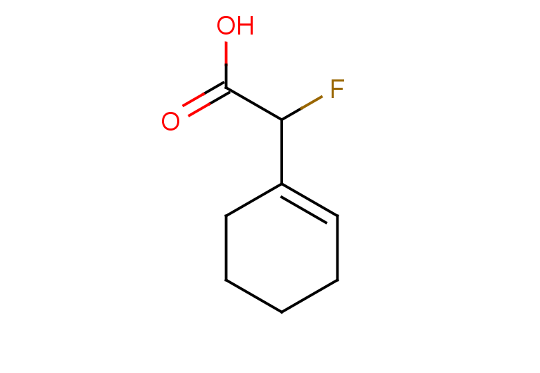2-(cyclohex-1-en-1-yl)-2-fluoroacetic acid