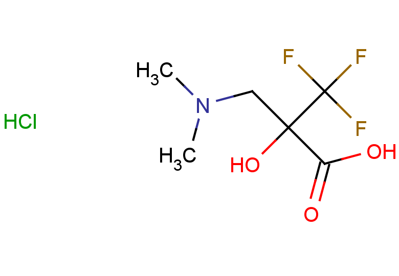 3-(dimethylamino)-2-hydroxy-2-(trifluoromethyl)propanoic acid hydrochloride