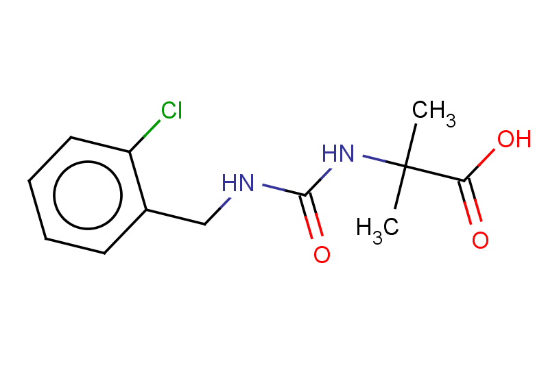2-({[(2-chlorophenyl)methyl]carbamoyl}amino)-2-methylpropanoic acid