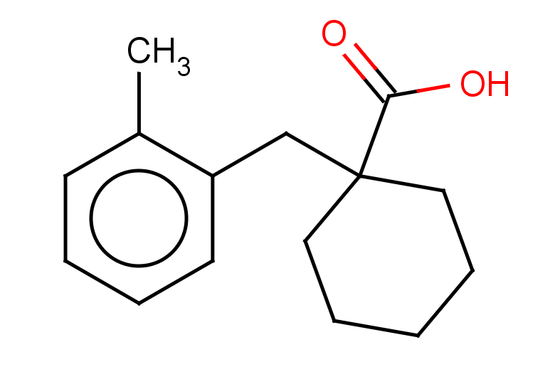 1-[(2-methylphenyl)methyl]cyclohexane-1-carboxylic acid