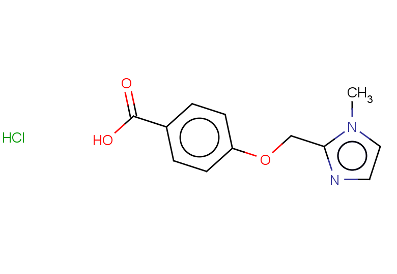 4-[(1-methyl-1H-imidazol-2-yl)methoxy]benzoic acid hydrochloride