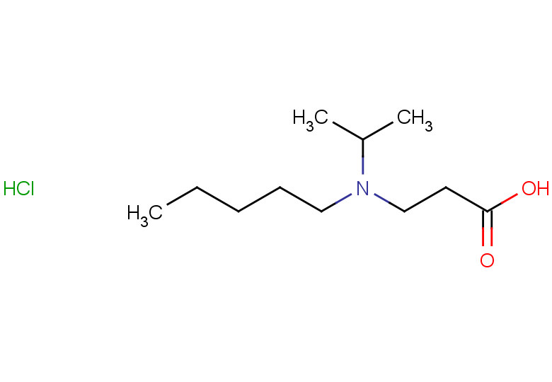 3-[pentyl(propan-2-yl)amino]propanoic acid hydrochloride
