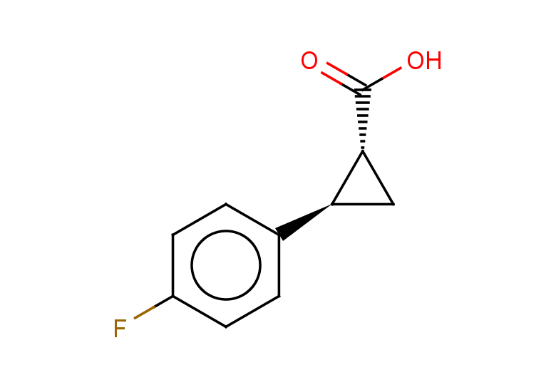 rac-(1R,2R)-2-(4-fluorophenyl)cyclopropane-1-carboxylic acid, trans