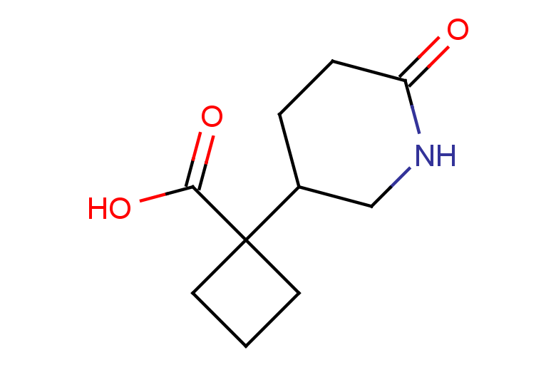 1-(6-oxopiperidin-3-yl)cyclobutane-1-carboxylic acid