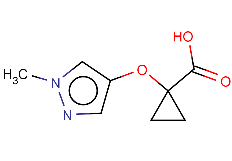 1-[(1-methyl-1H-pyrazol-4-yl)oxy]cyclopropane-1-carboxylic acid