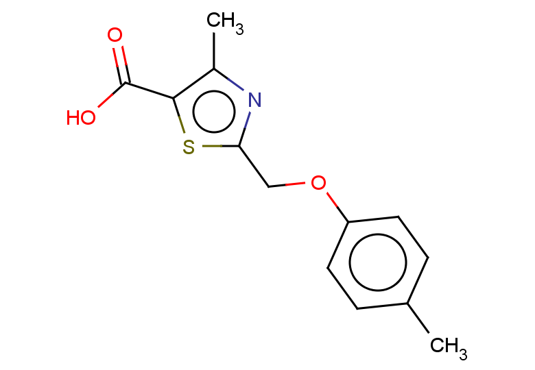 4-methyl-2-(4-methylphenoxymethyl)-1,3-thiazole-5-carboxylic acid
