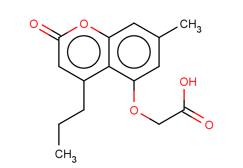 2-[(7-methyl-2-oxo-4-propyl-2H-chromen-5-yl)oxy]acetic acid