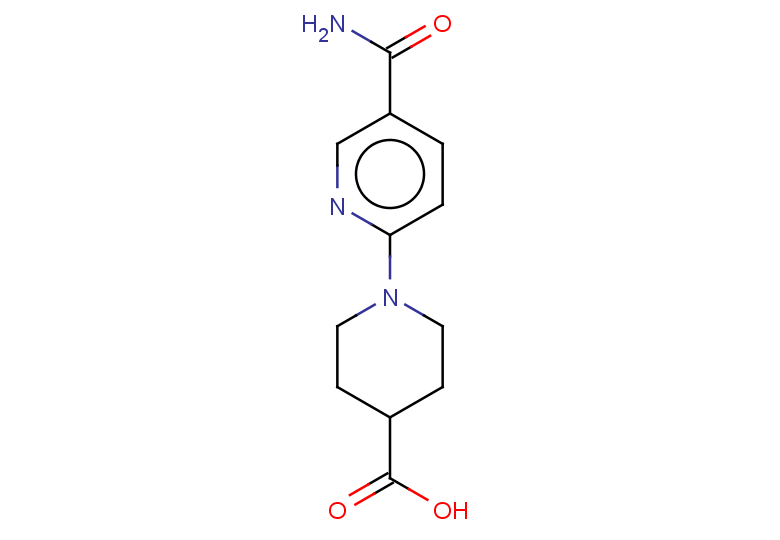 1-(5-carbamoylpyridin-2-yl)piperidine-4-carboxylic acid